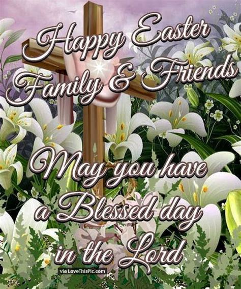 happy easter to family and friends images